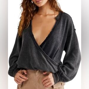 Free People We The Free Oversized Jersey-knit Top